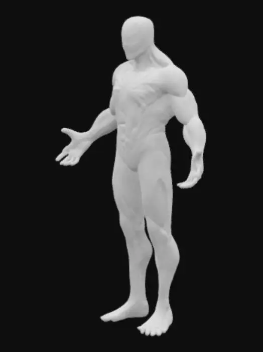 3D model for VENOM SPIDERMAN WITH OPEN ARMS AND OPEN HANDS