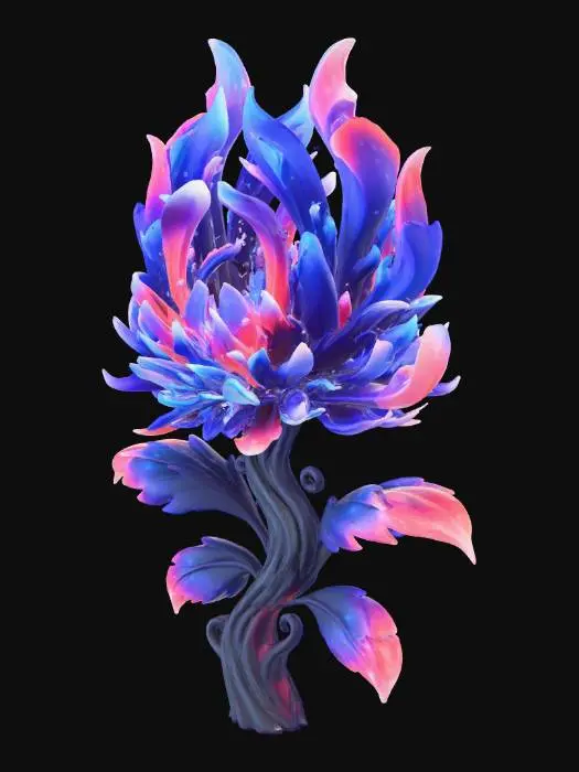 3D model for Ethereal Blossom