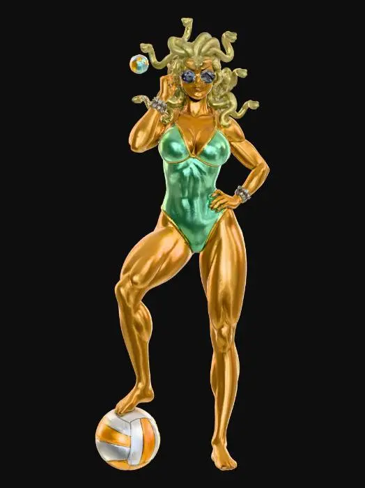 3D model for Medusa's Beach Day