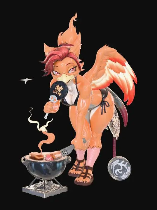 3D model for Beachside BBQ Bird