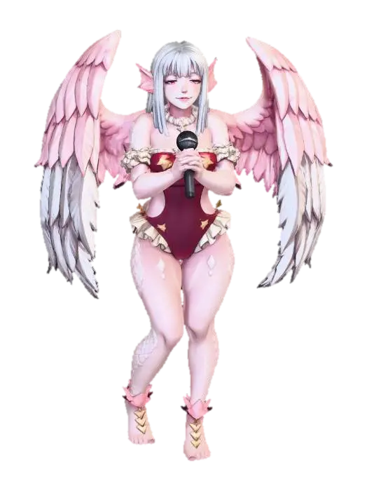 Siren of the Sea - Okamihut 3D model, vytvořený pomocí AI