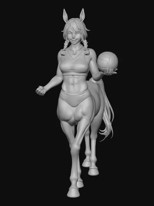 3D model for Seaside Centaur Volleyball