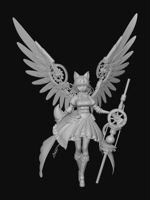3D model for Clockwork Wings of Light