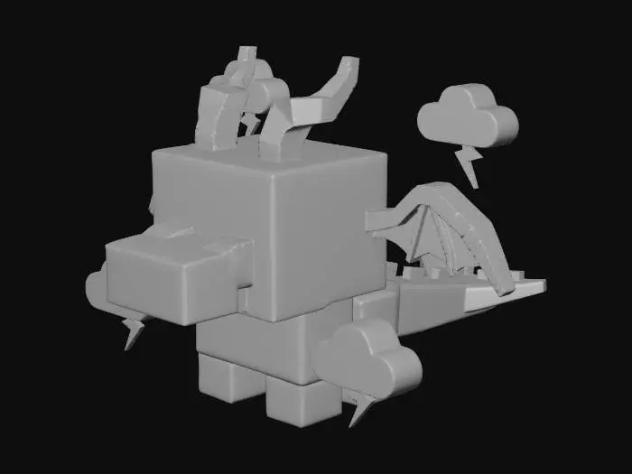 3D model for Storm Dragon Blocks