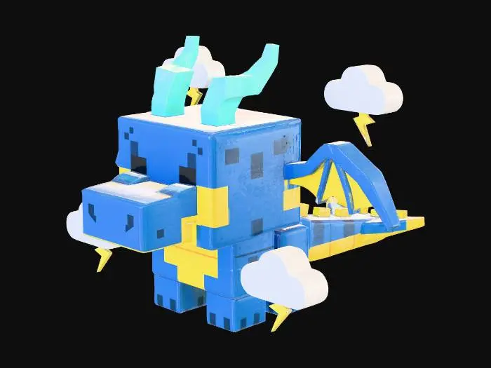 3D model for Storm Dragon Blocks