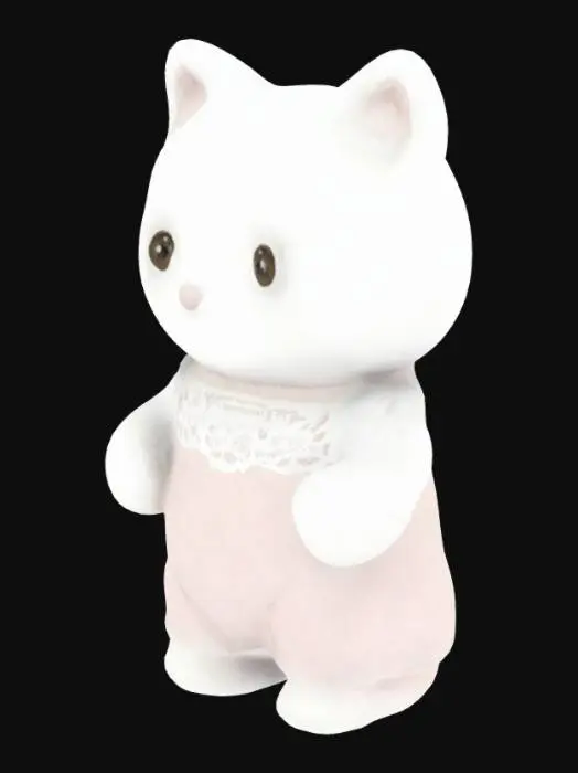 3D model for White Cat Plush