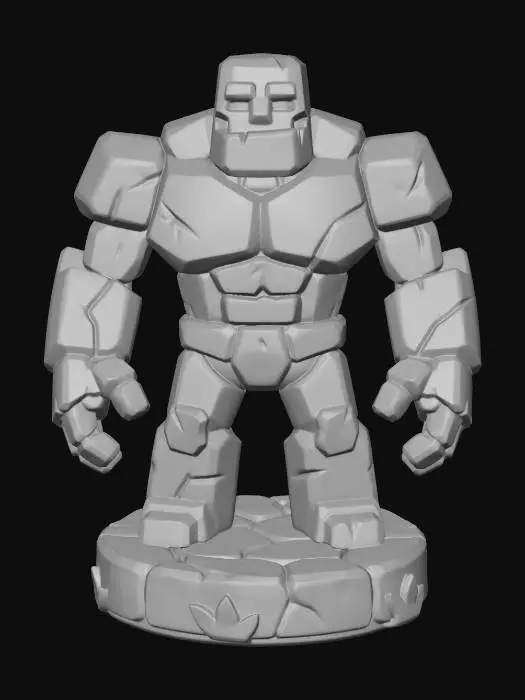 3D model for Mossy Stone Golem