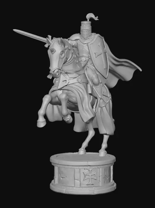 3D model for Paladin Knight