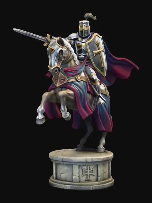 3D model for Paladin Knight