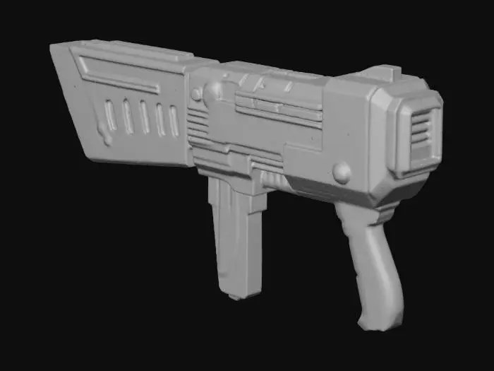 3D model for Micro Sci‑Fi Blaster