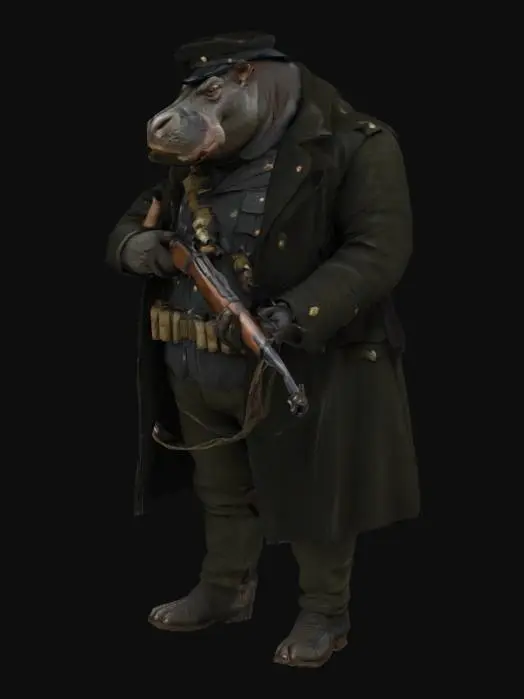 3D model for Nigel "The Basilisk" Bullsnout 