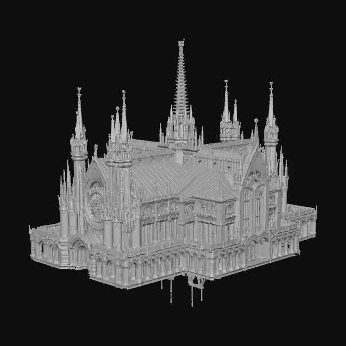 3D model for Cathedral Blueprint