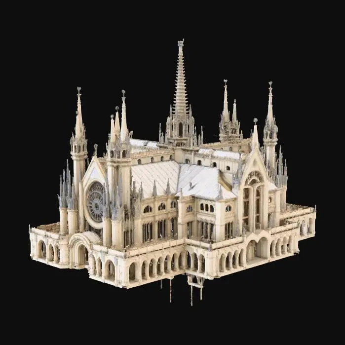 3D model for Cathedral Blueprint