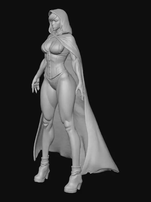 3D model for Enigmatic Sorceress