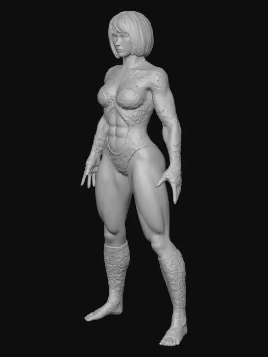 3D model for Dragon Warrior