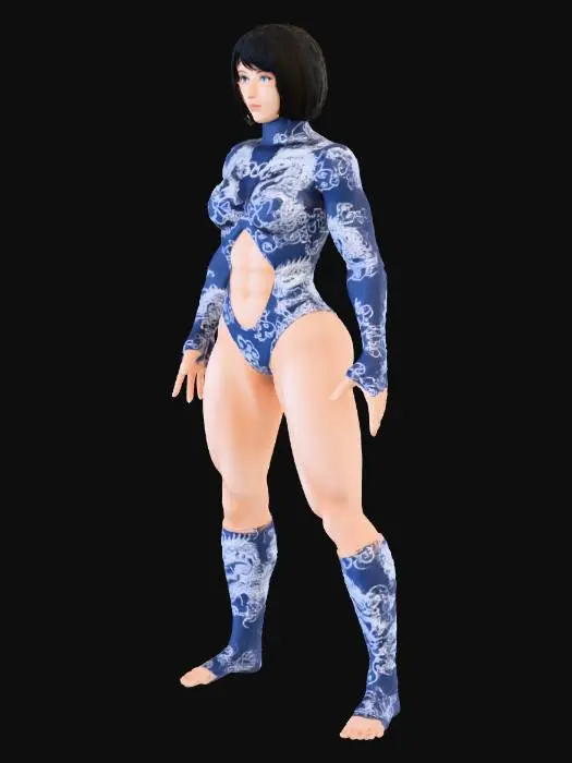 3D model for Dragon Warrior