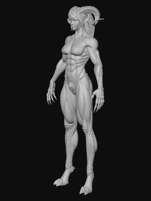 3D model for Demonic Warrior