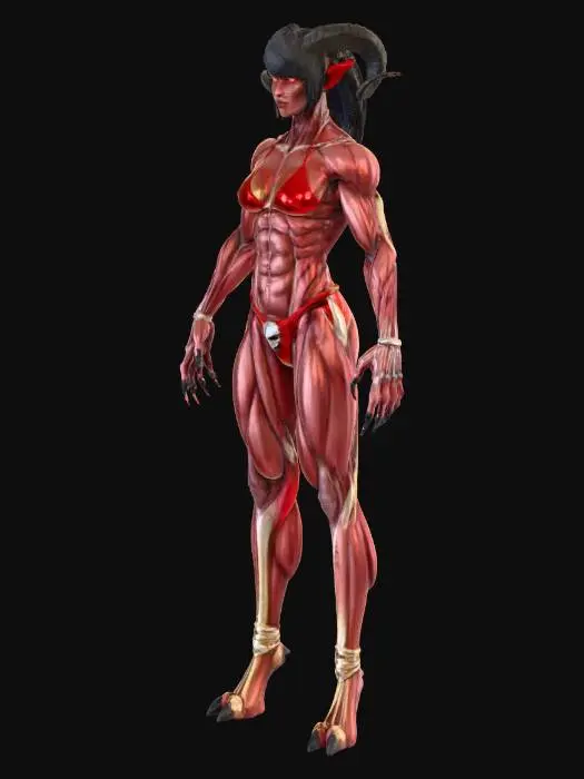 3D model for Demonic Warrior