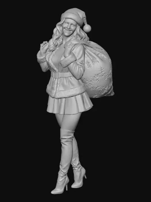 3D model for Winter Wonderland Santa