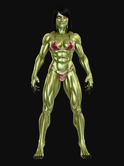 3D model for Emerald Warrior