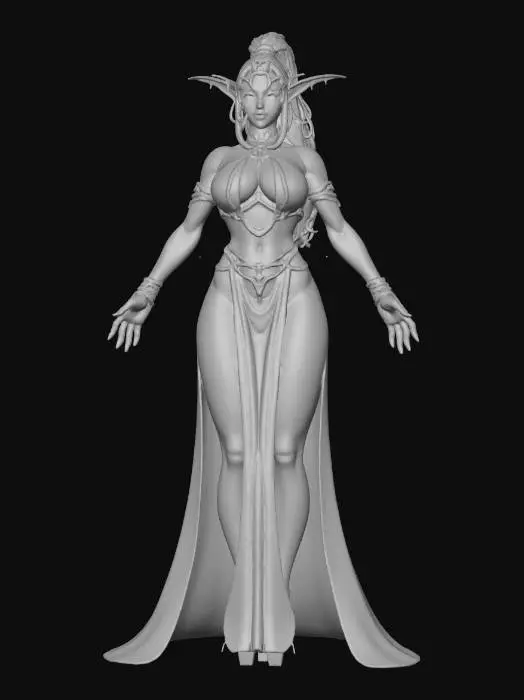 3D model for Moonlit Enchantress