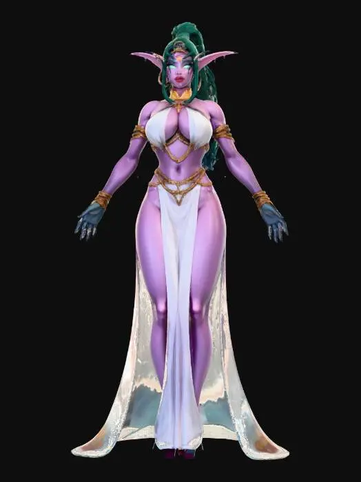 3D model for Moonlit Enchantress