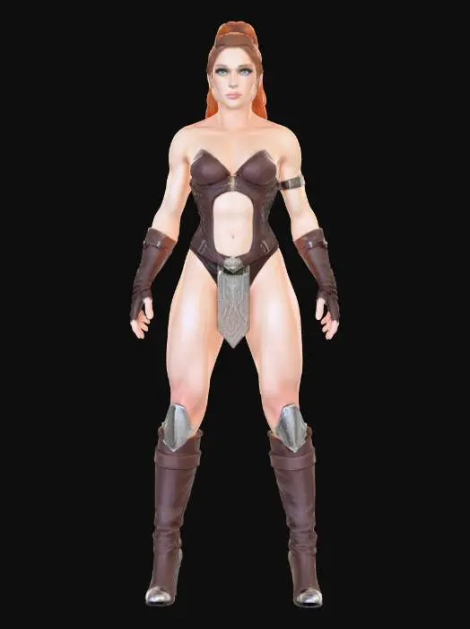 3D model for Warrior Stance