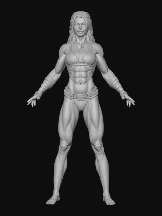 3D model for Warrior of the Mountain Pass