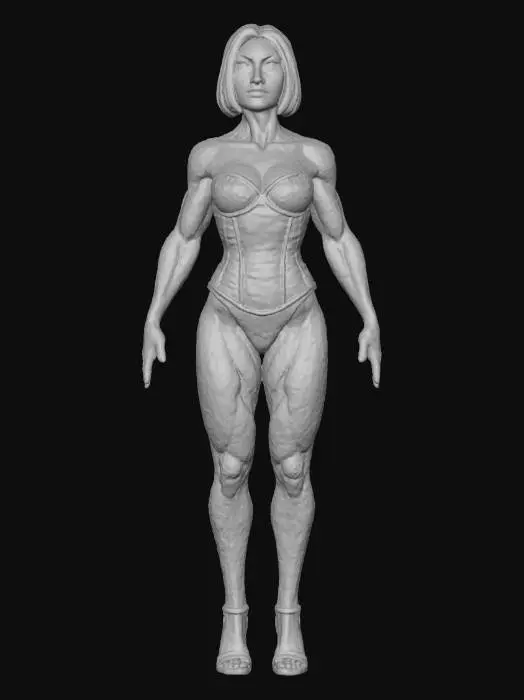 3D model for Strength and Elegance