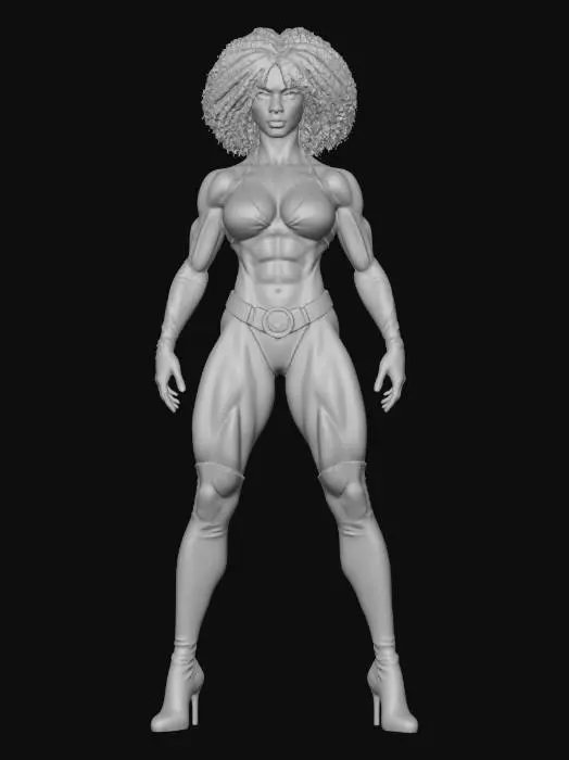 3D model for Futuristic Warrior