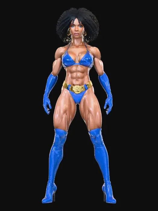 3D model for Futuristic Warrior