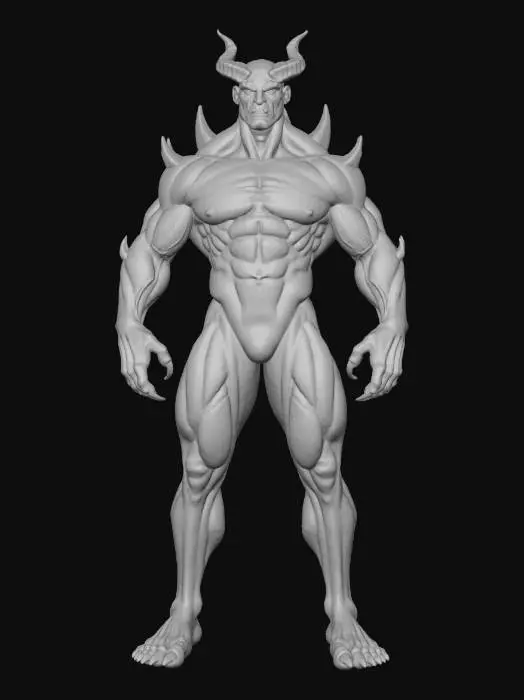 3D model for Infernal Guardian