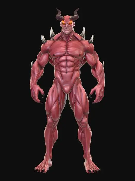 3D model for Infernal Guardian