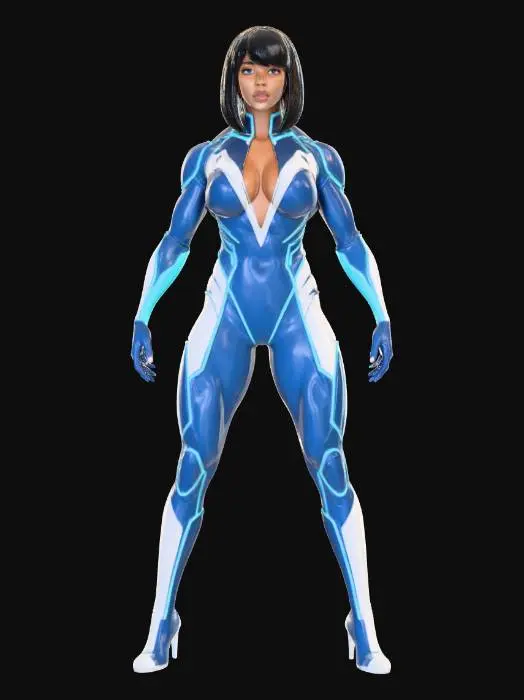 3D model for Neon Sentinels