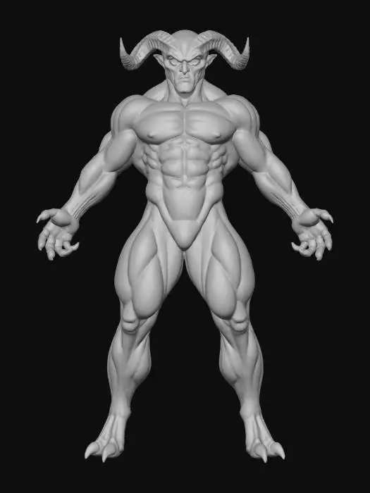 3D model for Infernal Guardian