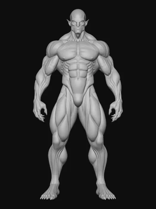 3D model for Warrior Titan