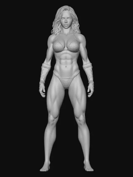 3D model for Warrior of the Storm