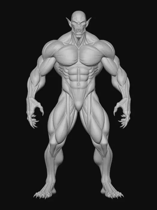 3D model for Cave Guardian