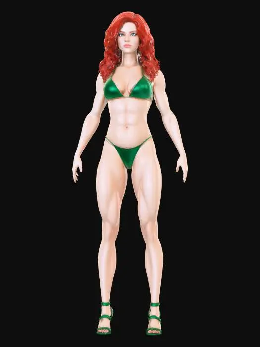 3D model for Emerald Warrior