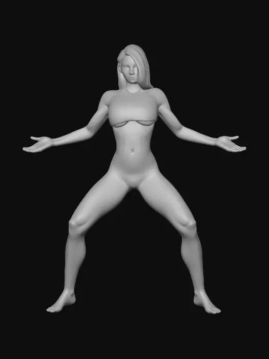 3D model for Athletic Beauty