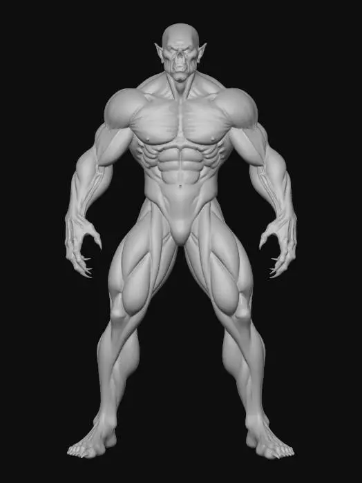 3D model for Titan of the Underworld