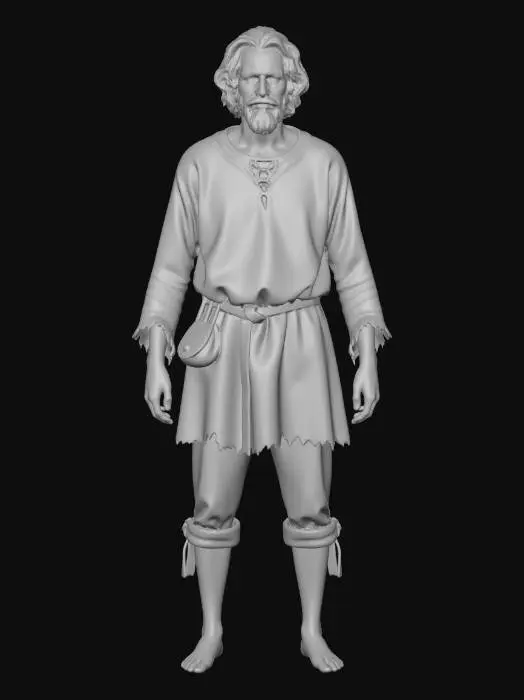 3D model for Timeless Wanderer