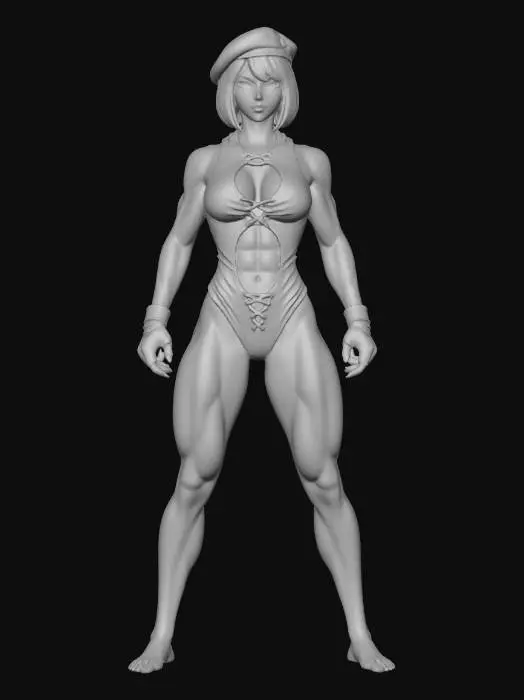 3D model for Warrior Stance