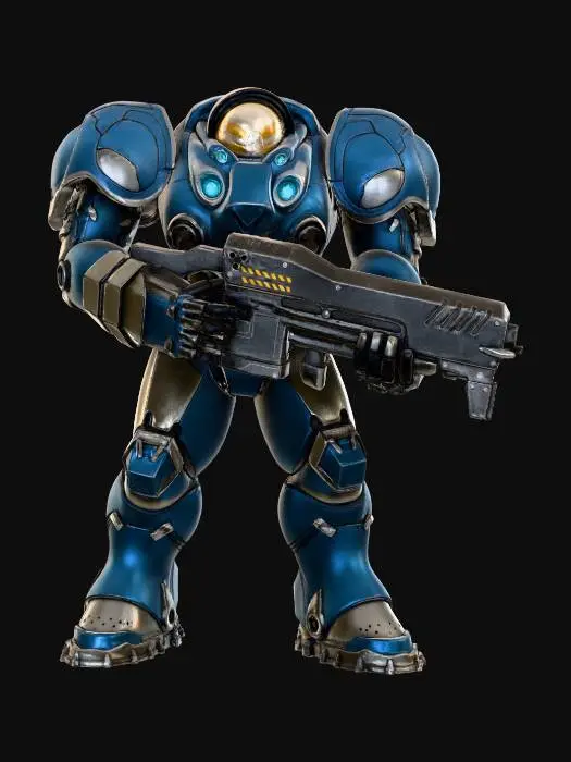 3D model for Space Marine Sentinal