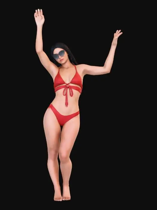 3D model for Red and Hot