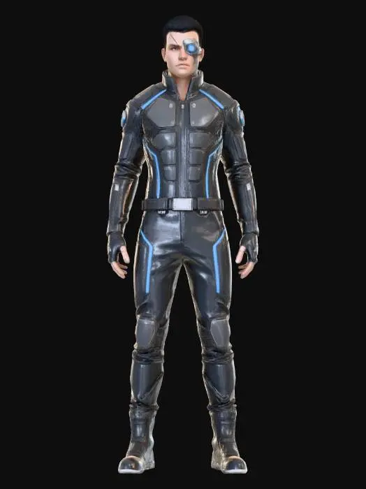 3D model for Cyborg Sentinel