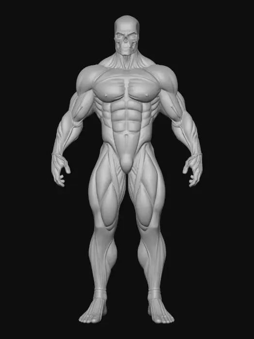 3D model for Muscular Titan