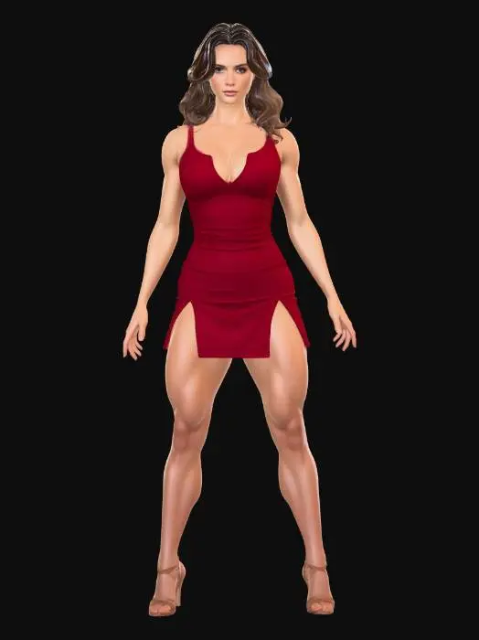 3D model for Crimson Dancer