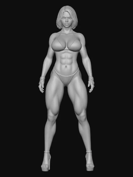 3D model for Paradise Warrior