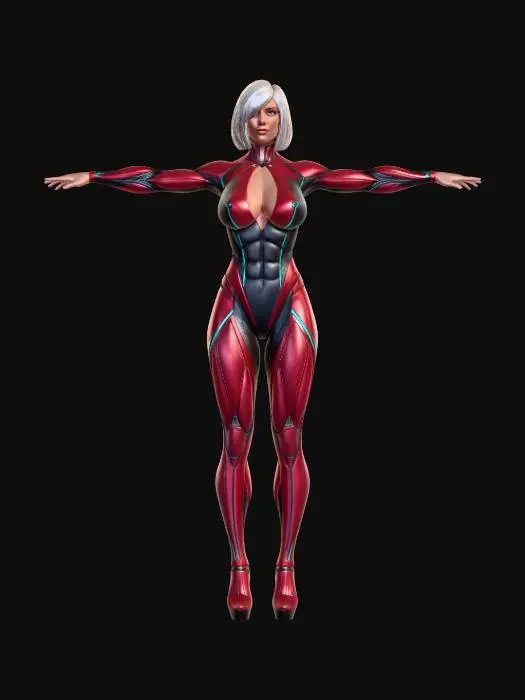 3D model for Crimson Alloy Valkyrie